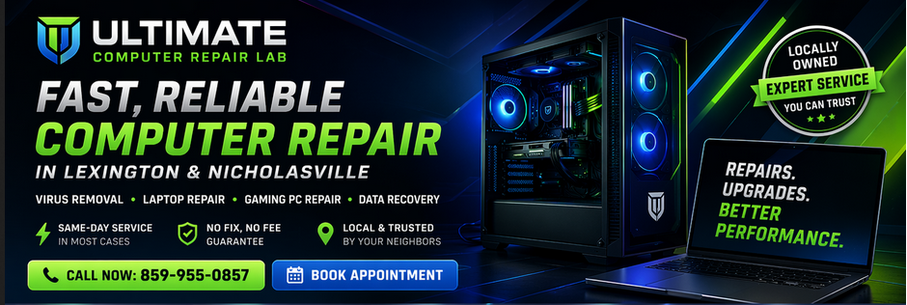 fast reliable computer repair in lexington and nicholasville kentucky - ultimate computer repair lab