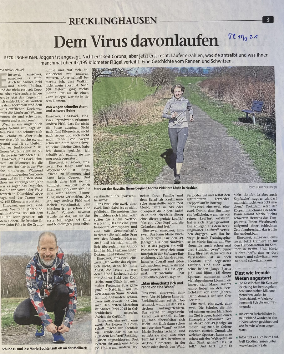 Quelle: Recklinghäuser Zeitung 15.03.2021