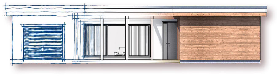 Conception d’avant-projet architectural pour maison individuelle, incluant extension, véranda et annexe