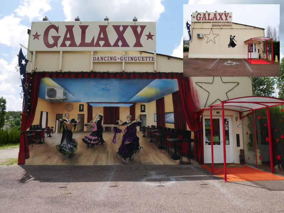Fresque murale en trompe-l'oeil à Plaines-saint-Lange, Coron