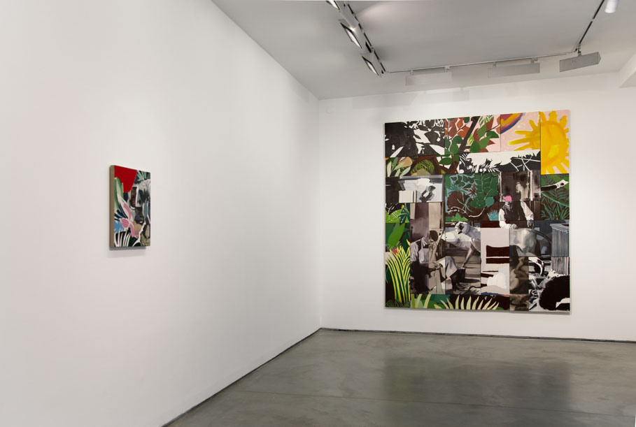 Paraísos de papel. Partial View of the exhibition at Max Estrella gallery. 2024