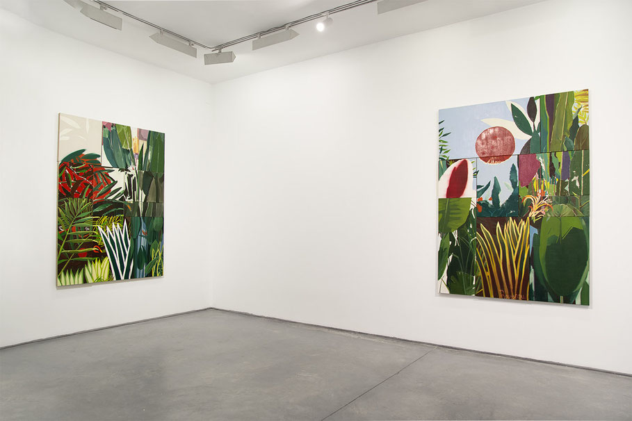 Paraísos de papel. Partial View of the exhibition at Max Estrella gallery. 2024