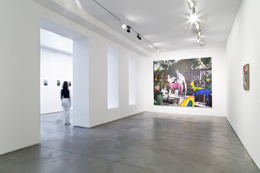 Paraísos de papel. Partial View of the exhibition at Max Estrella gallery. 2024