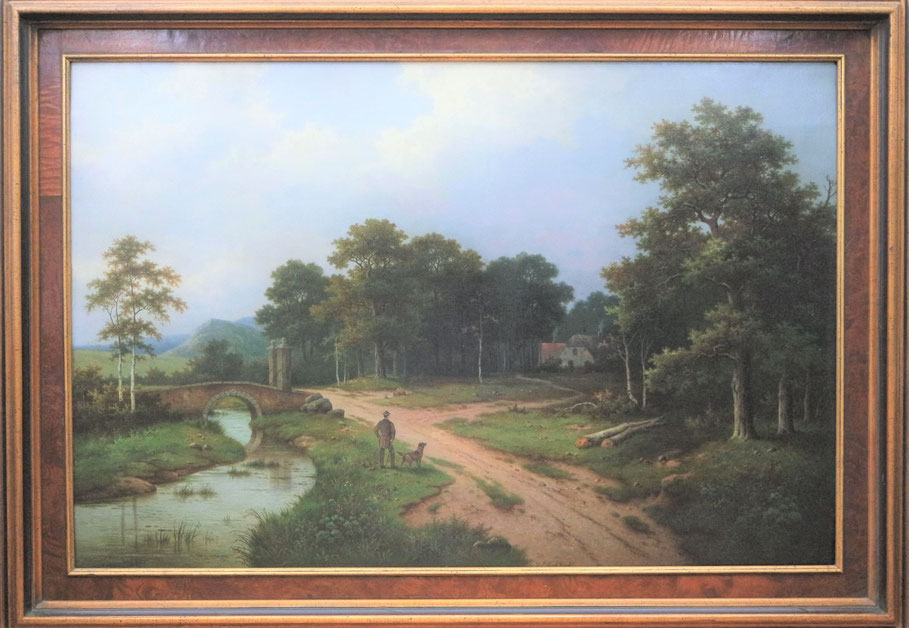 te_koop_aangeboden_een_landschaps_schilderij_van_de_kunstschilder_hendrik_pieter_koekkoek_1843-1927_hollandse_romantiek