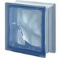 Bild: Design Pegasus Q19 Glasbaustein Glasstein Glass Blocks Glasbausteine-Center Glasbausteine-Center.de Glassteine Glasbausteine Clearview Vollsicht Wave Wolke Blau Blue Blu Bleu Glazen bouwstenen Glas Stegels Glasdallen glazen blokken Glasblock