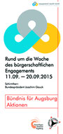 Freiwilligen-Zentrum Augsburg - Woche des bürgerschaftlichen Engagements 2015