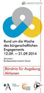 Freiwilligen-Zentrum Augsburg - Woche des bürgerschaftlichen Engagements 2014