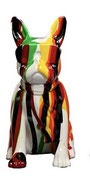mini chien chat decoration muticouleur coulure peinture lunette assis polisson moderne tendance design actuel classique contemporain luxe chic promosolde idee cadeau noel anniversaire enfant adulte homme art popart trash 