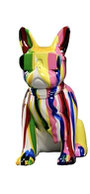 mini chien chat decoration muticouleur coulure peinture lunette assis polisson moderne tendance design actuel classique contemporain luxe chic promosolde idee cadeau noel anniversaire enfant adulte homme art popart trash 