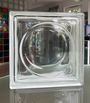 SEVES Clear 1919/8 Alpha Geometrical Glass Design Glass Block Glassblock Glasbausteine Glassteine Clear Glasdesign Deutschland Schweiz Österreich Wien Luxemburg Liechtenstein Solaris Glasbaustein Klare Glasstein Glassteinwände Glasbausteinwände Glaswand G