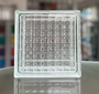 SEVES Clear 1919/8 Sona Geometrical Glass Design Glass Block Glassblock Glasbausteine Glassteine Clear Glasdesign Deutschland Schweiz Österreich Wien Luxemburg Liechtenstein Solaris Glasbaustein Klare Glasstein Glassteinwände Glasbausteinwände Glaswand Gr