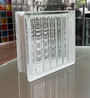 SEVES Clear 1919/8 Cross Large Glass Block Glassblock România bloc de sticlă blocuri Hrvatska Bosnien Herzegowina stakleni blok staklenih blokova Bulgarien България стъклен блок стъклени блокове Griechenland Ελλάδα γυάλινες πλάκες γυάλινο μπλοκ Zypern Cyp