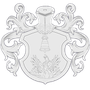 Design vom Wappen für ein Wappenring oder Siegelring in der Ausführung MAXI