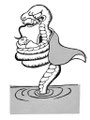 向山大池の水神