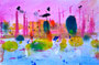 Sublime profondità, 2013, tecnica mista, 17,7 x 11,4 cm