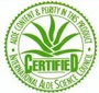 Seul le Label de certification I.A.S.C. certifie une qualité de gel d'aloe vera irréprochable