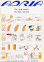Adria Airways DC-9-Safetycard/Courtesy: Adria Airways