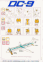 Adria Airways DC-9-Safetycard/Courtesy: Adria Airways