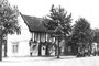 Kings Norton Green - Cottages demolished c1937, considered unsatisfactory by the Medical Officer for Health. Grateful thanks and acknowledgements for the use of this image to E W Green, Historic Buildings in Pen & Ink - The Work of William Albert Green.