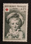 1962 -  Au profit de la CROIX ROUGE - Dentelés 13 - Taille douce - Croix en rouge - Reproductions d'oeuvres de Fragonard - L'ENFANT EN PIERROT -  Dessiné et gravé par Jules Piel  - YT1367