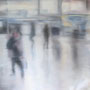 Praterstern / 2019 / Öl auf Leinwand / 100x100cm