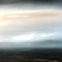 Himmel über der Erde / 2023 / Öl auf Holzkörper / 60x60cm