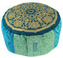 Meditationskissen rund luxus 15 cm deep sea -2