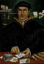 Alessandro Profumo, alla maniera di Holbein. Olio su tavola, 1999