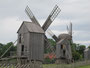 Holzwindmühlen auf Saaremaa