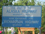 Ende des Alaska Highways