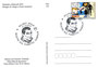 Cartolina FDK 135 con annullo postale "poste Italiane" 21/02/2010 retro