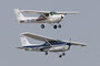 Zwei Cessna des Aeroclub Romania