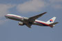 Boeing 777-200 der Malaysian Airlines aus Kuala Lumpur