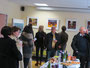 Vernissage de l'exposition de peinture de Chantal GRES artiste peintre à Rodez en Aveyron  à Villefranche de Panat