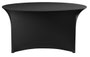 Buffettisch rund "Stretch schwarz"