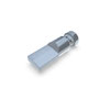Innenschleifdüse Schlitzbreite 18x0,4mm gerader Strahl (1-DU-I-SL-18-GS-0.4) 3D-Ansicht