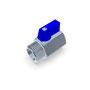 Mini-Kugelhahn 3/4" Edelstahl (KH-34-SS) 3D-Ansicht