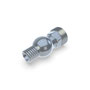 Adapterstück Kugel Ø14 mit Gewinde M8x1,25 (1-AD-K14-M8) 3D-Ansicht