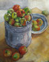 Bucket of Apples       36x33 cm.   540.