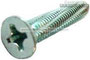 DIN 7516D Tornillo rosca cortante avellanado