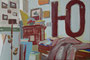 Azbuka: Russisch für zuhause, 2011, Öl auf Leinwand; 40 x 60 cm