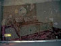 "Schlafzimmer", 2005, Wandmalerei und Rauminstallation,  Hausaustellung, Kiel