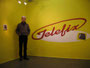 Bei der Ausstellung "Telefix", 2008, Krokin Galerie Moskau