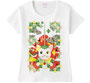 苺大福Ｔシャツ（猫 動物 雀 鳥 蝶 苺 植物 きのこ 赤ずきん メルヘン cat animal sparrow bird butterfly strawberry plant mushroom Red_hood Fairy_tale）