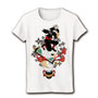 忍者と蛇２０１９（リメイク） Ninja and snake 2019（remake）レディースTシャツ