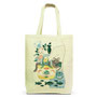 Ｎ・ＥＣＯＢＡＧエコバッグ（カラフル イラスト デザイン 猫 人物 バッグ 花 植物 葉っぱ 地球 colorful illustration design cat person bag flower plant leaf earth）