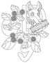 【無料ぬりえ用線画イラスト】ＤＯＧ！