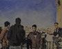 Les enfants du hezbollah, 2025, huile sur toile, 24 cm x 30 cm