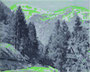 Route de Chamonix, 2025, huile sur toile, 24 cm x 30 cm