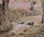 Bord de l'orbize 5, 2025, huile sur toile, 81 cm x 100 cm